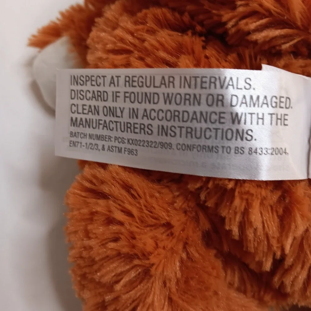 Warmies Fox Plush Stuffed‎ Animal Orange White Microwavable Heatable Toy